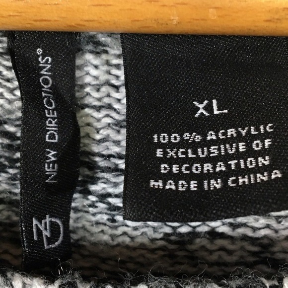 Penquin‎ Applique Knit Ugly Christmas Sweater Size XL Novelty Winter Holiday - Picture 5 of 6